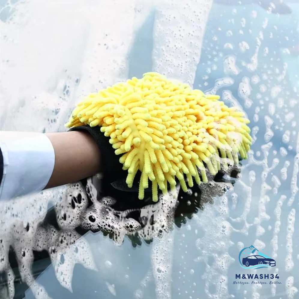 Gant de Lavage en Microfibre
